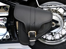 (B4) Leather Swingarm Single Side Pannier Saddle Bag for Harley-Davidson Softail 2018 ONWARDS